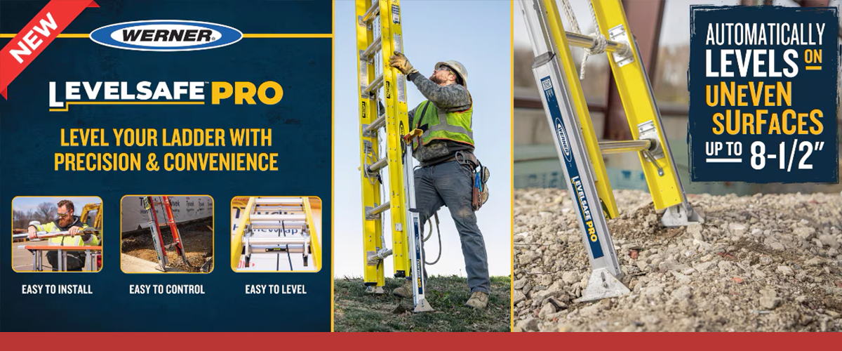 New LevelSafe Pro Werner ladders